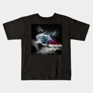 Life in Colour, Stormy Shallows Kids T-Shirt